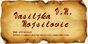Vasiljka Mojsilović vizit kartica